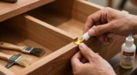 dovetail drawer repair sequence