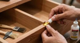dovetail drawer repair sequence