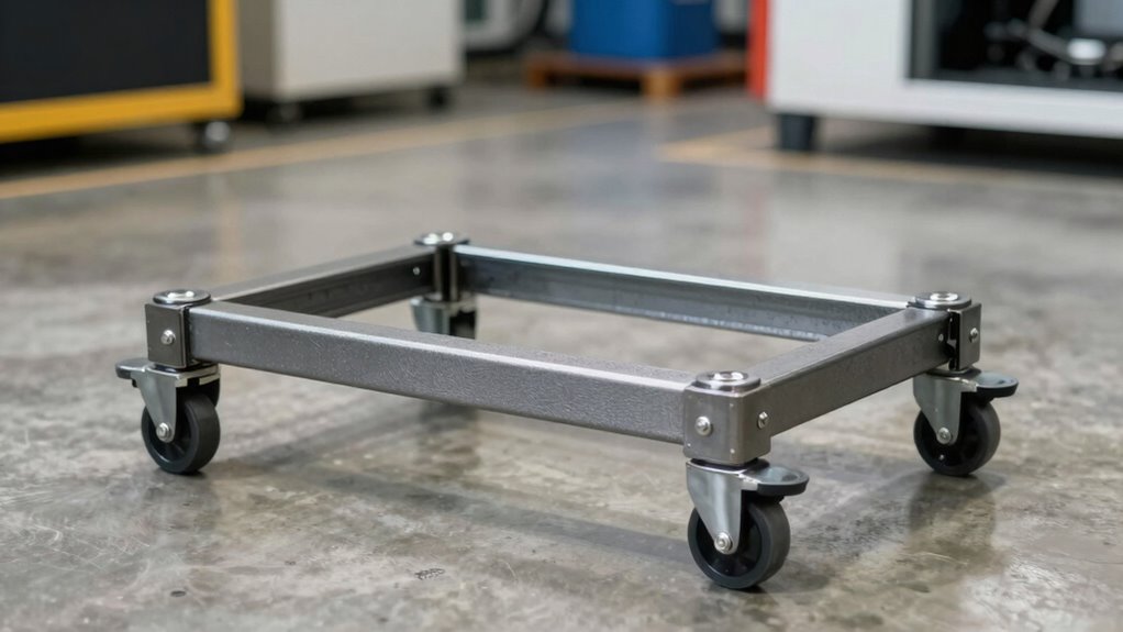 durable wheels support heavy loads