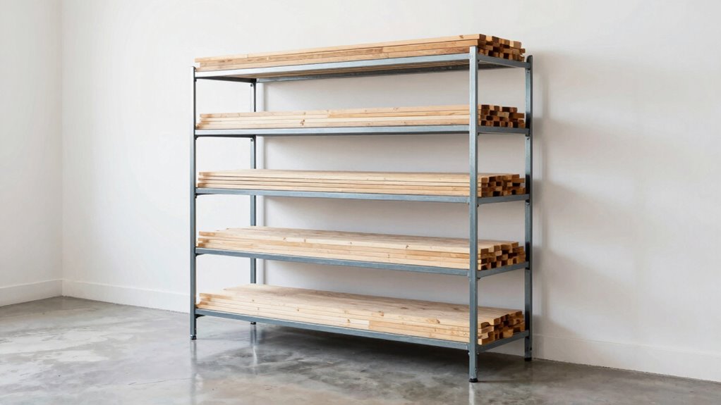 efficient lumber storage solution