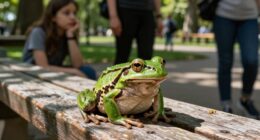 frog position anxiety bench