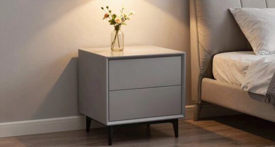 ideal nightstand dimensions ratio