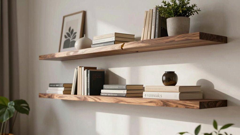 prevent floating shelf sagging