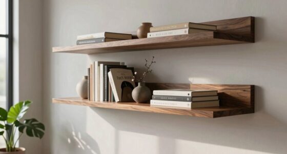 preventing floating shelf sagging