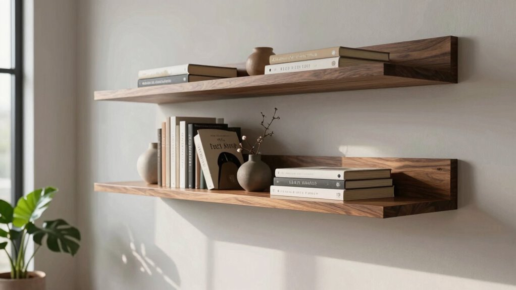 preventing floating shelf sagging