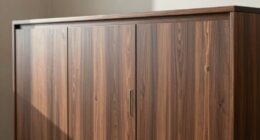 professional finish in cabinets