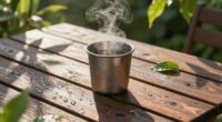 rapidly cool outdoor surfaces