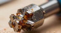 resin build up dulls tools