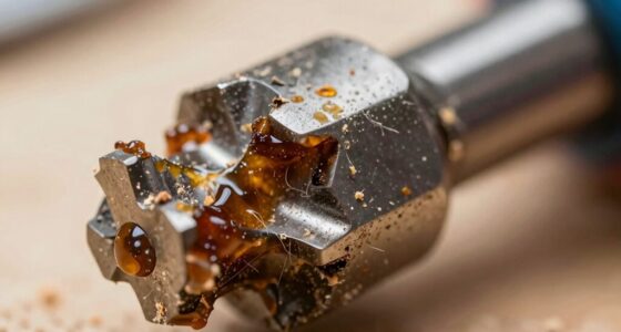 resin build up dulls tools