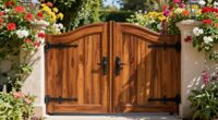 sag free summer garden gates