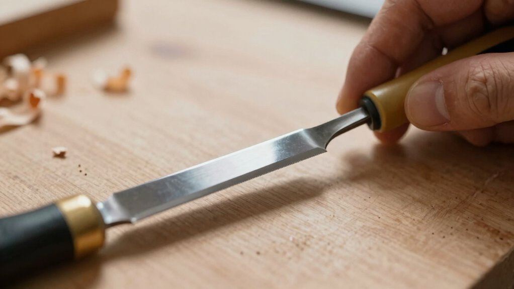 sharp knives ensure precise alignment