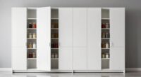 tall pantry cabinet stability