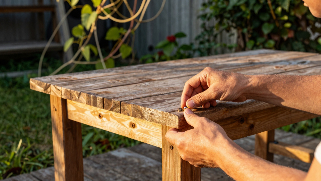 An “Unusable and Overgrown” Yard Got a Dreamy Patio Redo with DIY Furniture