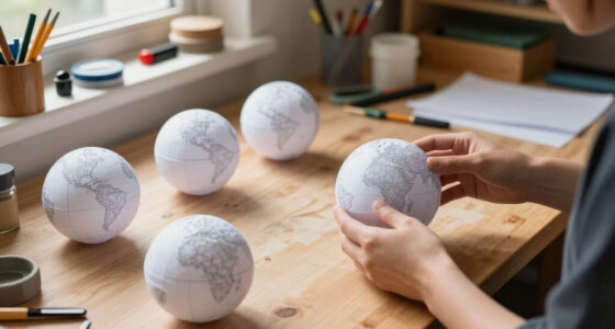 Folding Paper Globes