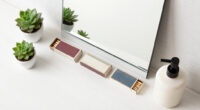 She Put Vintage Matchboxes On Her Tiny Bathroom Mirror, And It’s The Cutest Storage I’ve Seen