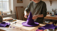 Spent A Day To Make A Wizard Hat. Worth It 💜