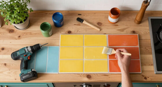 A $180 Kitchen Redo Has So Many Vibrant Colors And Renter-Friendly Hacks