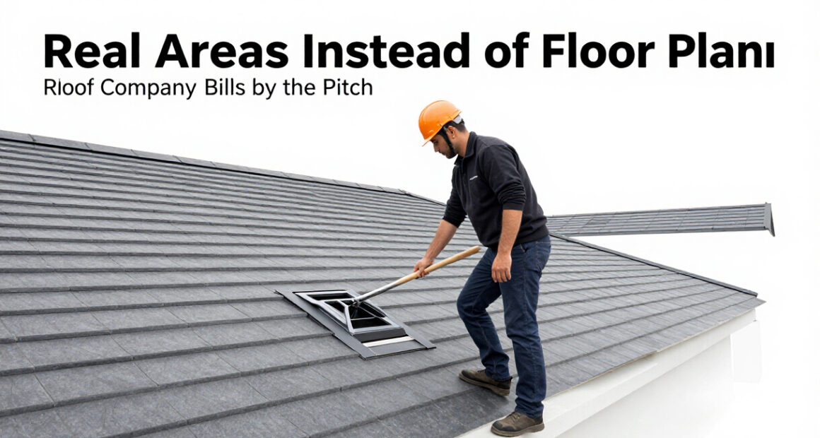 Real Areas Instead of Floor Plans: A Roofing Company Bills by the Pitch