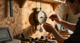 Niklas Roy Constructs A Functional Pendulum Clock Made Entirely Of Trash