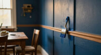 They Drenched A Dining Room In Deep Blue — Now It’s Moody And Vintage