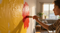 They Took A Risk On Mustard And Red — It Completely Changed This Living Room