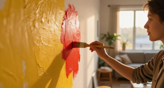 They Took A Risk On Mustard And Red — It Completely Changed This Living Room