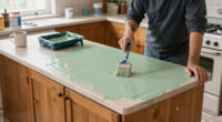 90S Countertops Look Completely Different After A Kitchen Got A Paint Redo