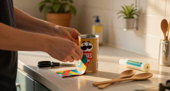 Dump Pricey Countertop Storage: Upcycle An Old Pringles Can With A Cute And Easy DIY