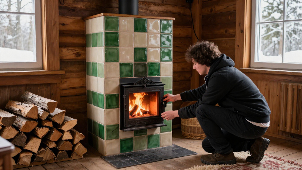 Forget Conventional Woodburners, These Centuries-Old Swedish Ceramic Stoves Aren't Just More Efficient, They Make A Better Design Centerpiece