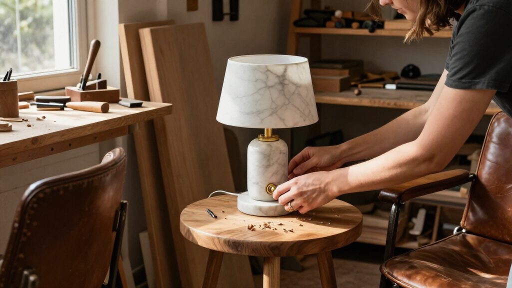 HomeGoods Shoppers Are Obsessed With Rachel Zoe’s Marble Accent Lamp