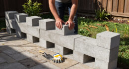 Not Fencing: How To Use Concrete Blocks To Add Privacy To A Yard Without Blocking A Breeze