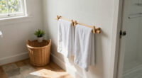 Scrap Bulky Shelves: Store Towels With This Modern-Style Alternative