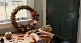 Swap Your Classic Fall Wreath For A Unique DIY Option That Costs Less