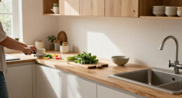 This Petite Japandi Kitchen Is A Masterclass In How To Balance Style And Function In A Tiny Space