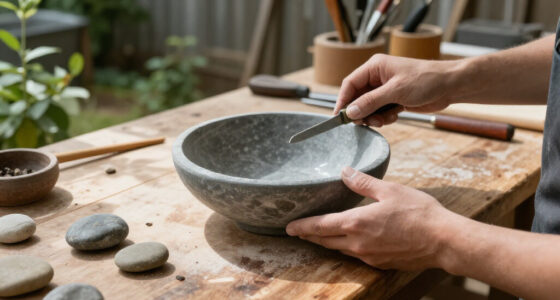 Turn Ordinary River Rocks Into High-End Bowls With An Impressive DIY